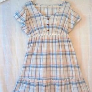 Pastel, Ruffled Midi Dress, Sz 8, NWOT